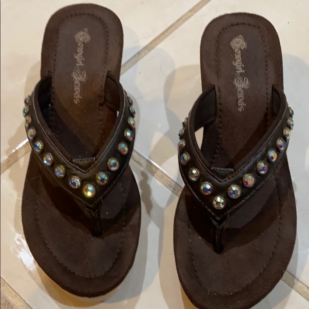 *Gorgeous* Cowgirl Jewels Swarovski crystal wedge